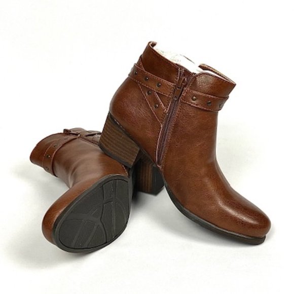 New Soul Naturalizer Carrie Ankle Bootie, Wiskey, 8 - Picture 6 of 12